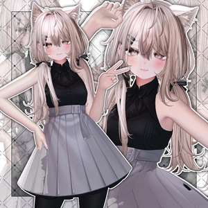【VRC想定】Oversleep low Twin Tail 缩略图 6