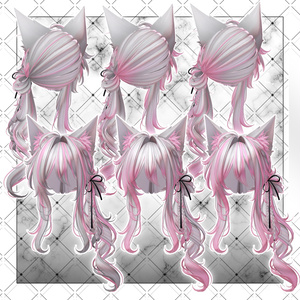 【VRC想定】Daisy Loop Braid bun Hair 缩略图 9