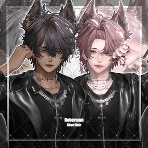 【VRC想定】Doberman Short Hair