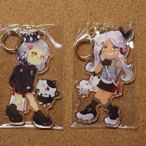 スプラトゥーン シオカラーズ缶バッジ＆ポストカード - - BOOTH