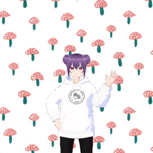 White Hoodie Mahoho Snail Logo Female