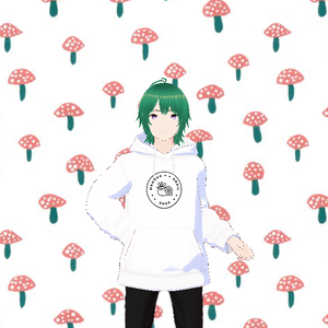 White Hoodie Mahoho Snail Logo Male Free