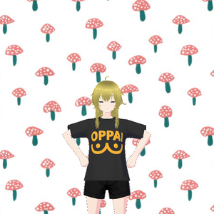 Oppai Tshirt Female Black