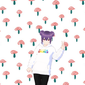 Gaymer white Hoodie Female