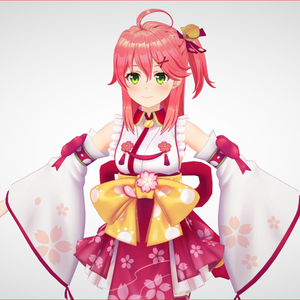 Sakura Miko 3D Model VRChat 3D Characters
