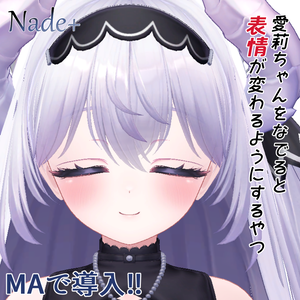 愛莉ちゃんをなでると表情が変わるようにするやつ　Nade+