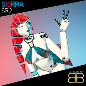[Original 3D Model] S13RRA SR2 Summer Siren Swimsuit Robot Girl VRChat Avatar