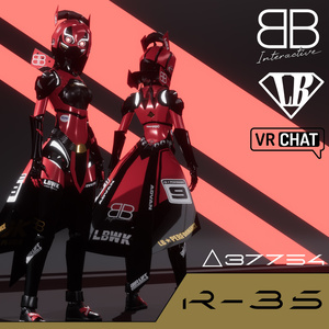 Original 3D Model] S13RRA SR22 Rockabilly Robot Girl VRChat Avatar