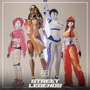 [Original 3D Model] Street Legends 2FAST VRChat Avatar Bundle full Pack