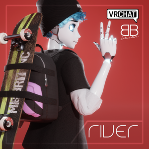 [Original 3D Model] RIVER for VRChat