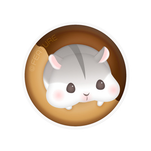 ハムスター🐹ステッカー