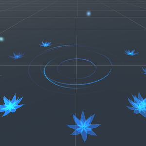 연꽃 파티클 세트(Lotus particle set)