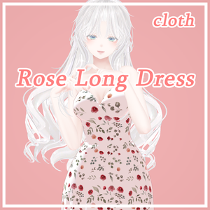 [森羅対応 / Cloth] Rose Long Dress