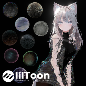 [Realistic, All Mesh Compatible] 1st "Glass" Material lilToon