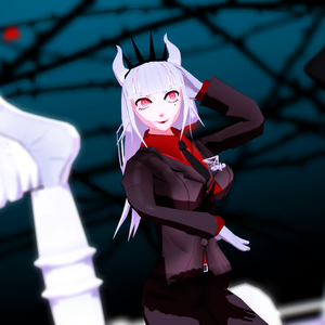 Helltaker地獄のCEOルシファー（Lucifer）MMDモデル