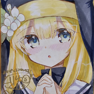 shishiki board, traditional, Blue Archive / ブルアカ小色紙 - pixiv