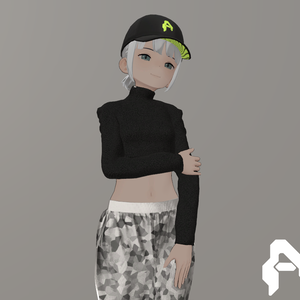 [Cygnet] Longsleeve Croptop for Vrchat