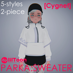 [Cygnet] Crop Parka and Sweater for VRChat