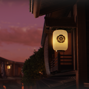 【和風】提灯（その１）- Japanese Lantern 01　（無料あり）