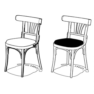 丸テーブルと椅子A