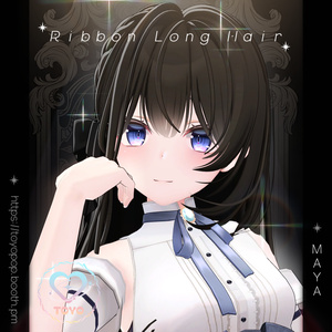 [MANUKA/舞夜/Shinra/ウルフェリア] Ribbon Long Hair 缩略图 4
