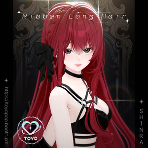[MANUKA/舞夜/Shinra/ウルフェリア] Ribbon Long Hair 缩略图 3