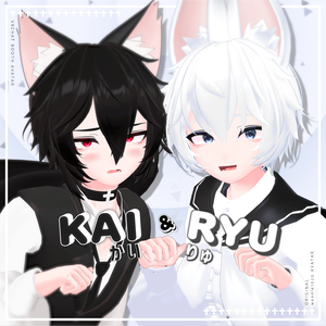 オリジナル3Dモデル「かい&りゅ Kai&Ryu」