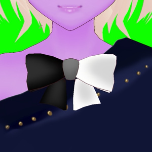 Vroid Danganronpa Bow 