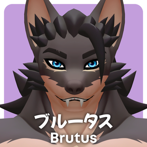 【VRChat想定】オリジナル3Dモデル「Brutus -ブルータス-」 / Furry Werewolf Avatar