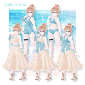 【9アバター対応】SummerBlooms【VRChat】 缩略图 5