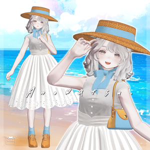 【11アバター対応】あの夏、 【VRC衣装】