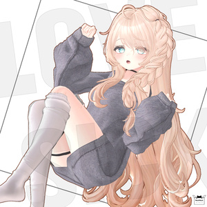 Lovesick Hair [7 avatars supported/VRC Hair