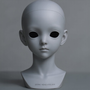 【カスタムヘッド原型】Serin Head Atelier｜3面図デザイン