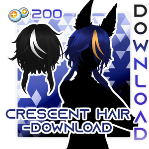MMD // Crescent Hair