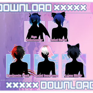 MMD // Hair Pack 3# DOWNLOAD // P2U //