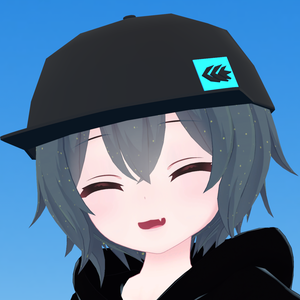 【想定：VRChat】CCWキャップ(帽子) ~ ラスクちゃん size ~ ２色３パターン