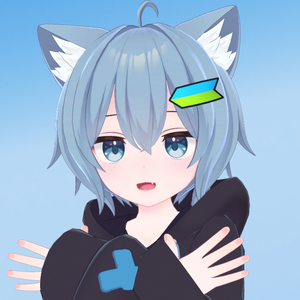 【想定：VRChat】初心者ヘアピン ~ ラスクちゃん用 ~ デフォルトヘアピンの上から簡単装着