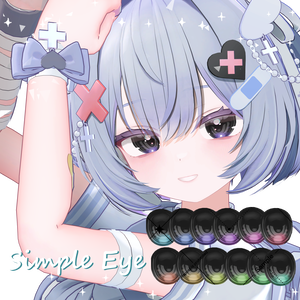 45 Avatar✨️シンプルつやつやEyeTexture【12 Color】