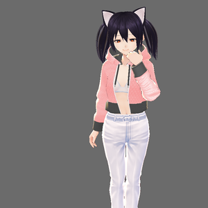 Unzipped Cropped Hoodie