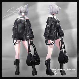 ✨SALE✨ Leather Bodysuit Set【19アバター対応】 缩略图 4