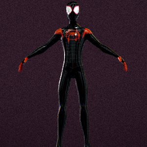 マイルズ・モラレス スパイダーマン - スパイダーバース 3D モデル
