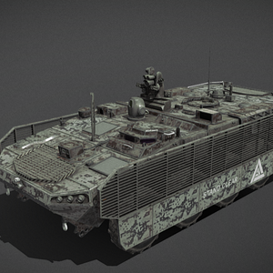 ARX APC 戦車  VRChat アクセサリ 3D アクセサリ