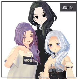 大人ウェーブヘア【VRChat想定】 缩略图 6