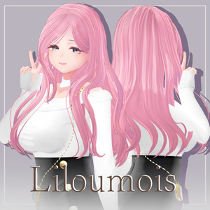 【7アバター対応】マーメイドロングヘア【VRC想定】 缩略图 8