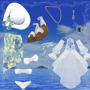 2023 Jewelry swimsuit & Pareo+【6avatar対応】 缩略图 2