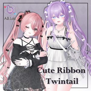 Cute Ribbon Twintail【6avatar対応】 缩略图 2