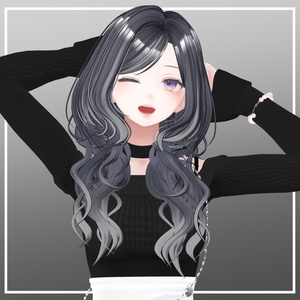【6アバター対応】大人ヘアー【VRC想定】 缩略图 10