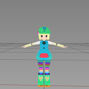 3Dデータ フェイーノちゃん ジャンク品