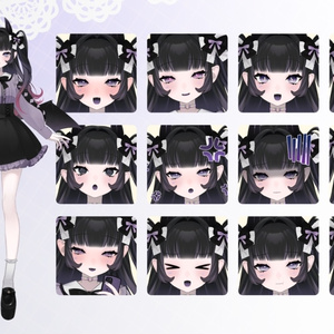 ♯Jti18Dt猫耳少女のデスクトップ全10種ポーズ