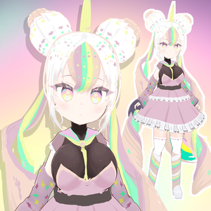 【VRMオリジナルアバター】yaiyaia_Unicornavata1【初心者おすすめ】